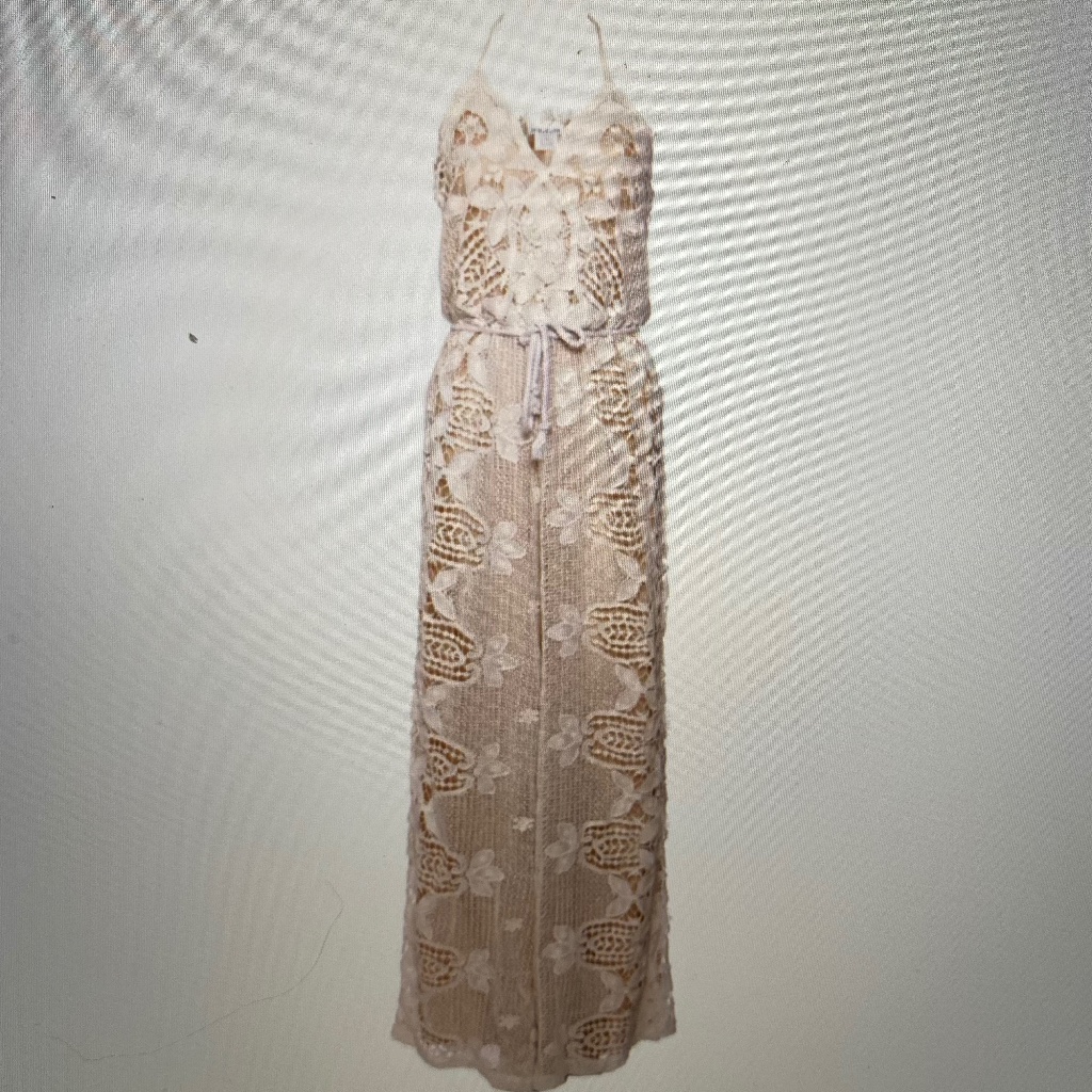 Miguelina White Lace Jumpsuit